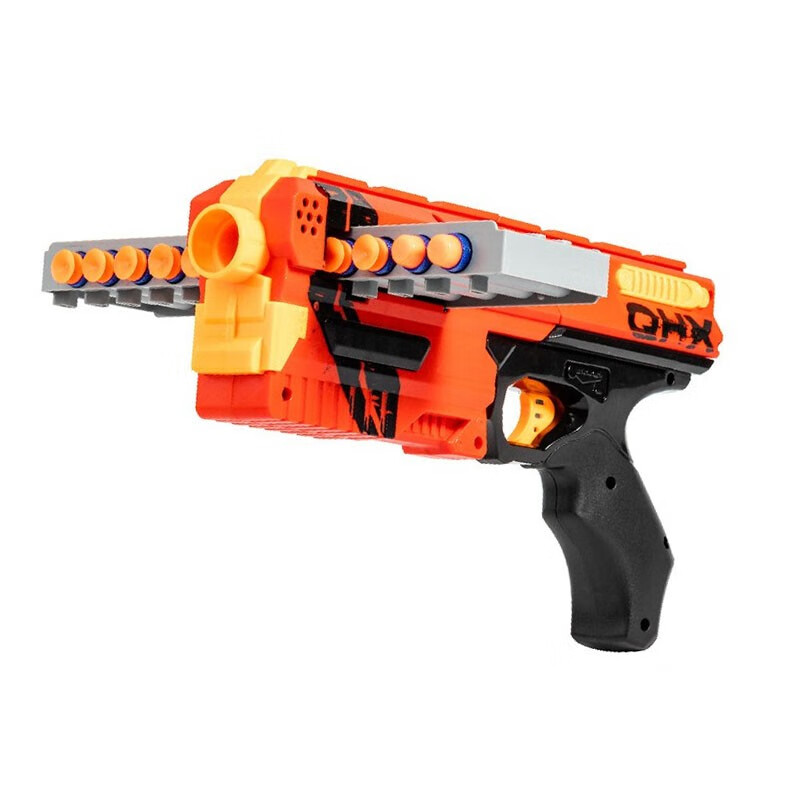 爱百分 儿童玩具枪 手动连发软弹枪6-8-10岁男孩玩具六一儿童节礼物QHX-550A