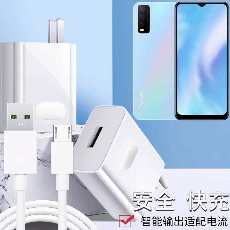 lysb适用vivoy30标准版级快充头v2036a手机闪冲充电器线通用安卓插头