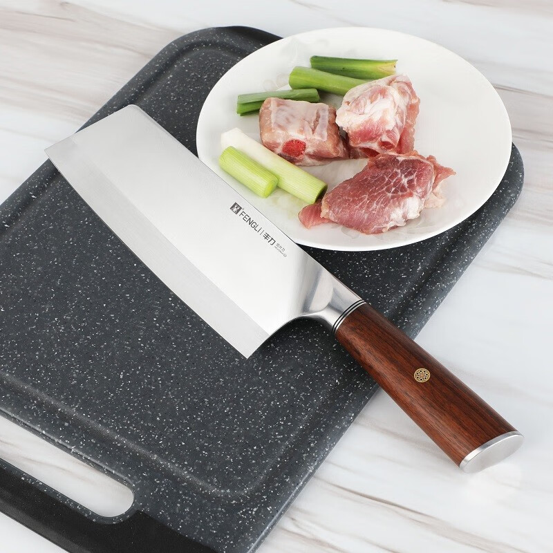 丰力家用菜刀厨房切片刀不锈钢片肉刀斩切刀丰力厨片刀具 厨片刀