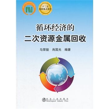 正版书籍 “十二五”国家图书:循环经济的二次资源金属回收马荣骏