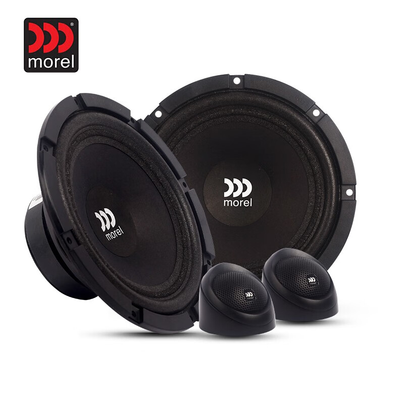 morel摩雷汽车音响 玛仕舞 Ⅱ代 二分频 高音低音喇叭升级改装套装