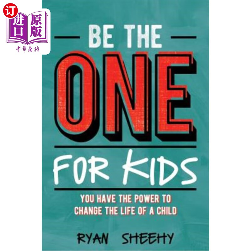 海外直订be the one for kids: you have the power to change the