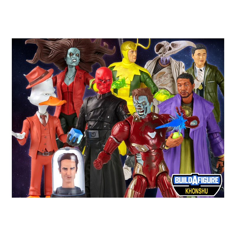 【预售】marvel legends what if 丧尸铁人 孔苏 红骷髅 霍华德鸭 等