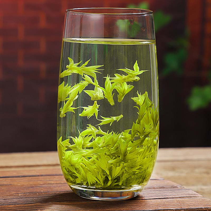 碧叶戏潭头采小叶苦丁茶2024年新茶叶青山绿水四川峨眉山嫩芽花草茶