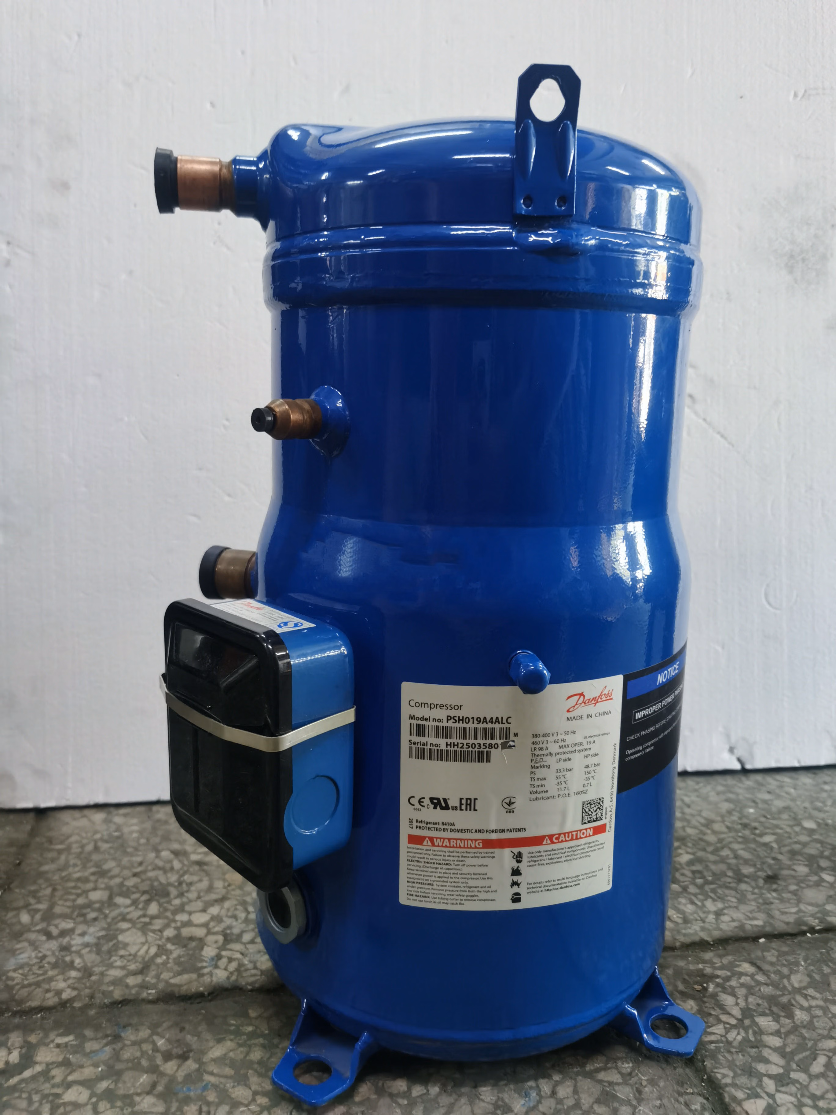 定制适配psh019a4clc psh019a4alc全新8匹热泵专用丹佛斯压缩机r410a