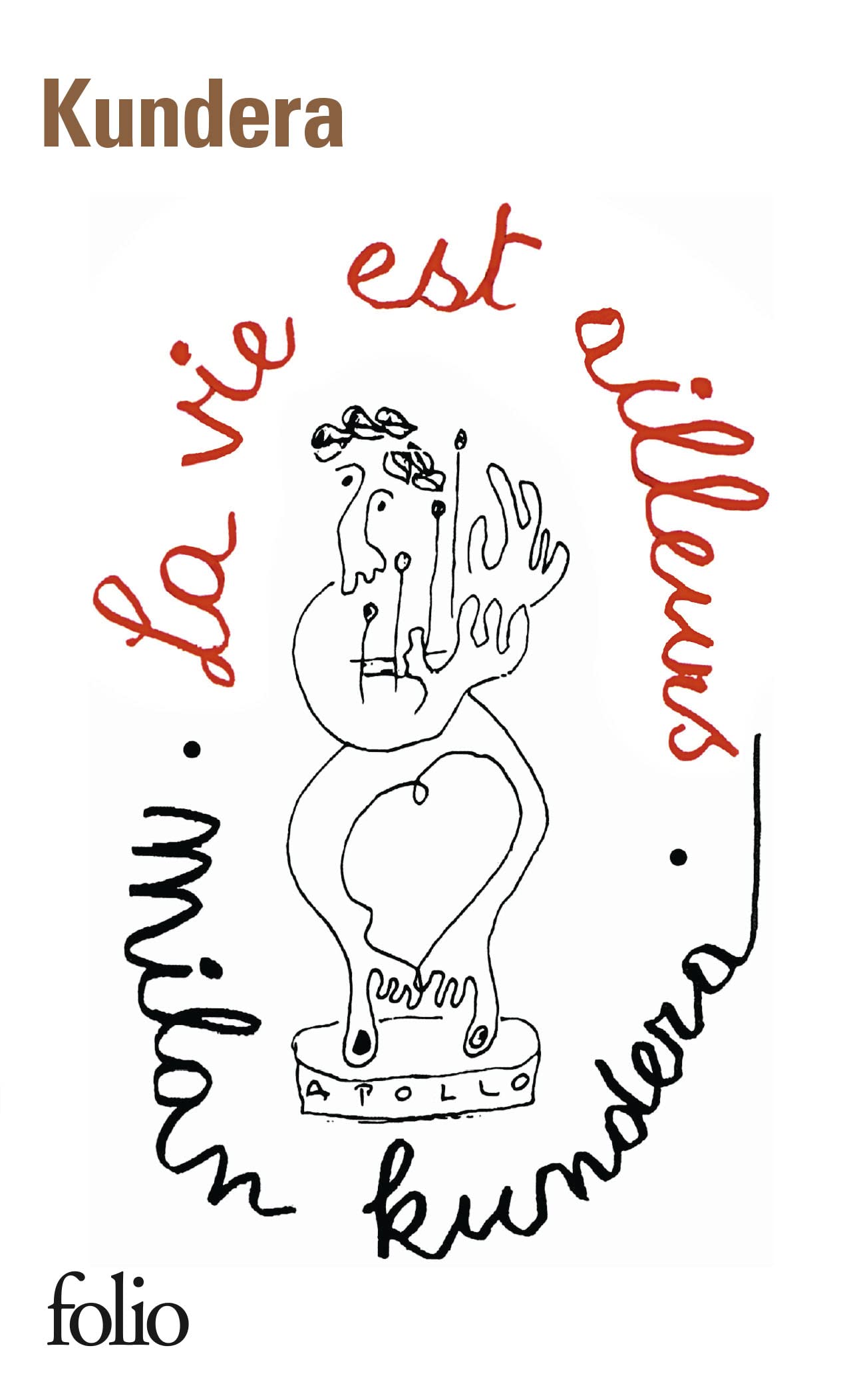 法语原版 生活在别处La Vie Est Ailleurs 米兰·昆德拉 Milan Kundera 大师经典文学 口袋书