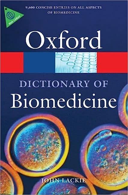 预订 a dictionary of biomedicine