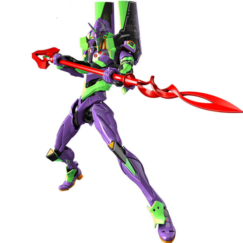 rg 新世纪福音战士eva 拼装模型玩具 18cm rg 初号机卡西乌斯之枪