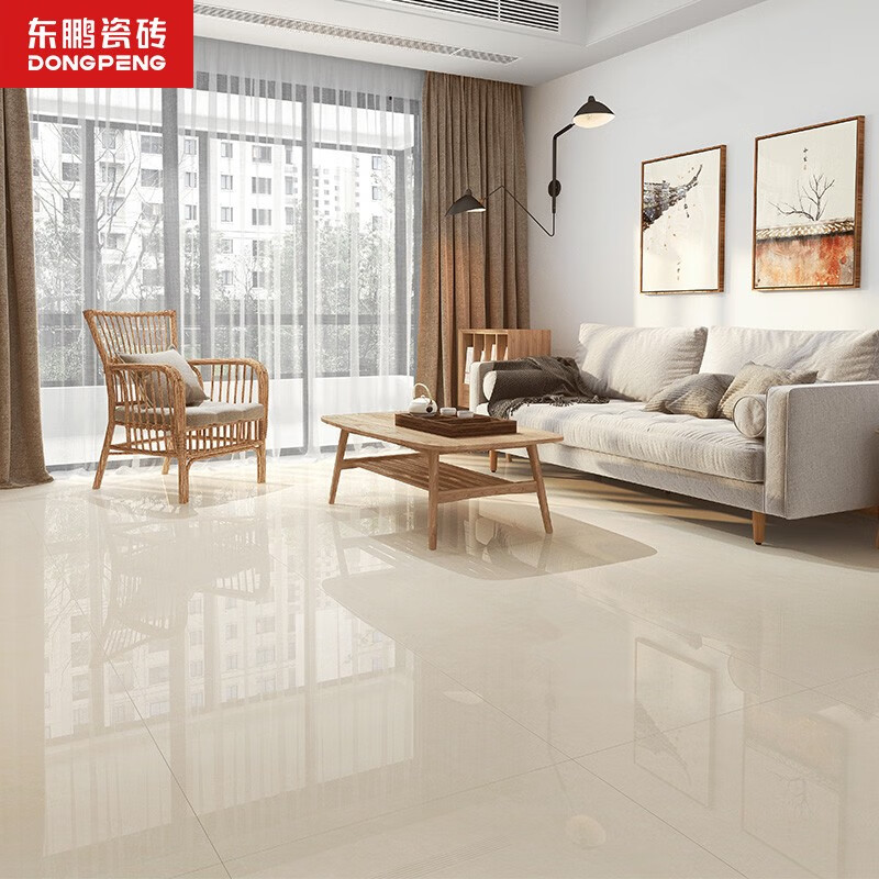 t09g151322 客厅750x1500大规格瓷砖地砖现代地板砖 德尔松米黄 t09g