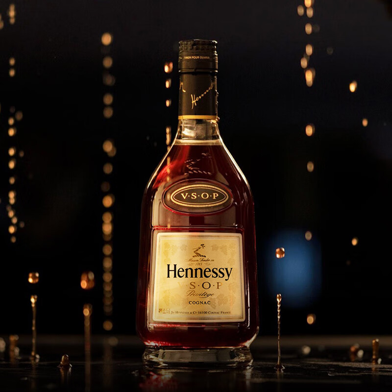 【购酒网】 Hennessy 轩尼诗 VSOP 干邑白兰地 700ml 洋酒 法国进口 单瓶装