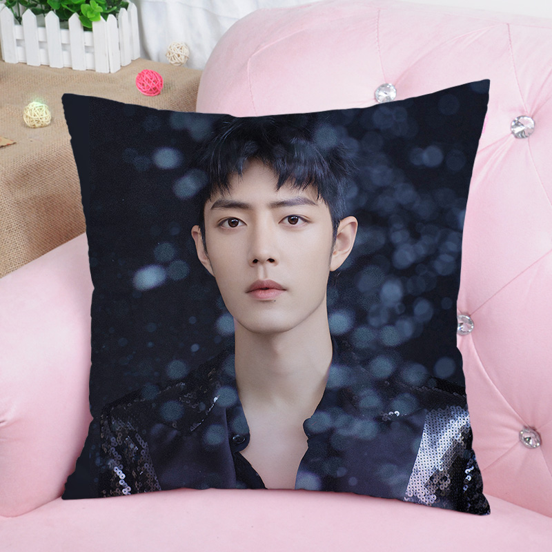 卓尔曼 肖战抱枕周边定制双面真人同款人形公仔床上玩偶靠枕头礼物 08