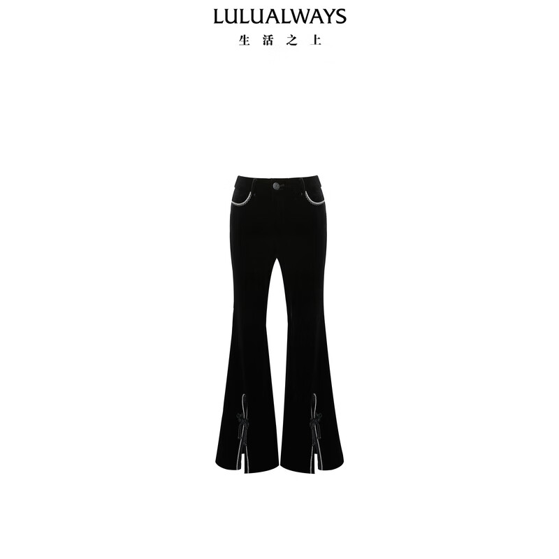 LULUALWAYS���̳�ͬ�24�����¿���Ƹи������ݿ���΢���㳤�� ��ɫ  S