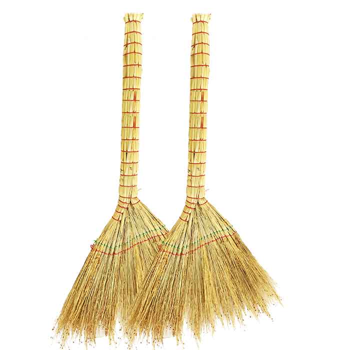 悦金铁悦金铁高粱扫把老式无壳高粱扫 家庭户外马路清洁扫帚单个 扫把