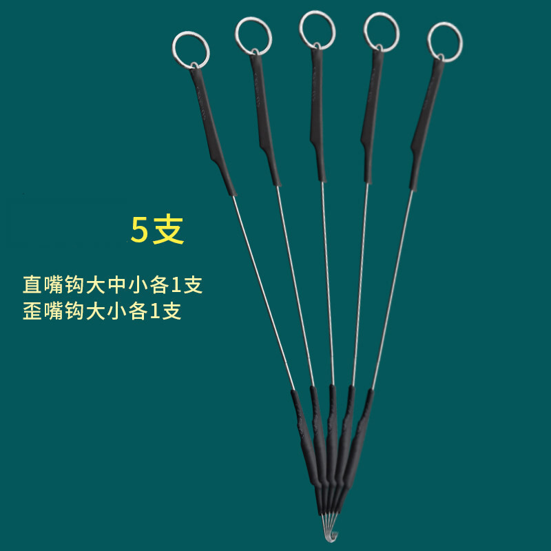 婕茵桐鳝鱼钩黄鳝钩子 手工制作黄鳝钩子引条鳝鱼钩懒人钓鳝钩工具钓