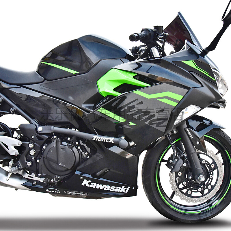 川崎400图片,川崎400实拍图 适配川崎ninja400忍者400护杠竞技杠保险杠防摔架防摔