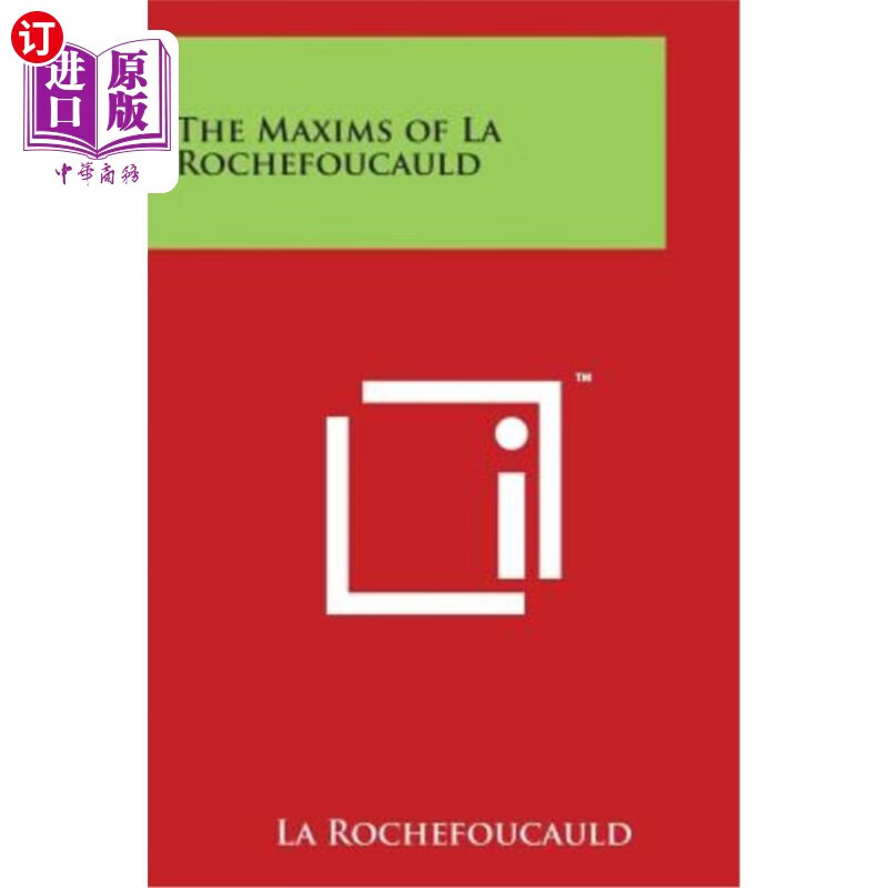 海外直订the maxims of la rochefoucauld 拉罗什富科格言
