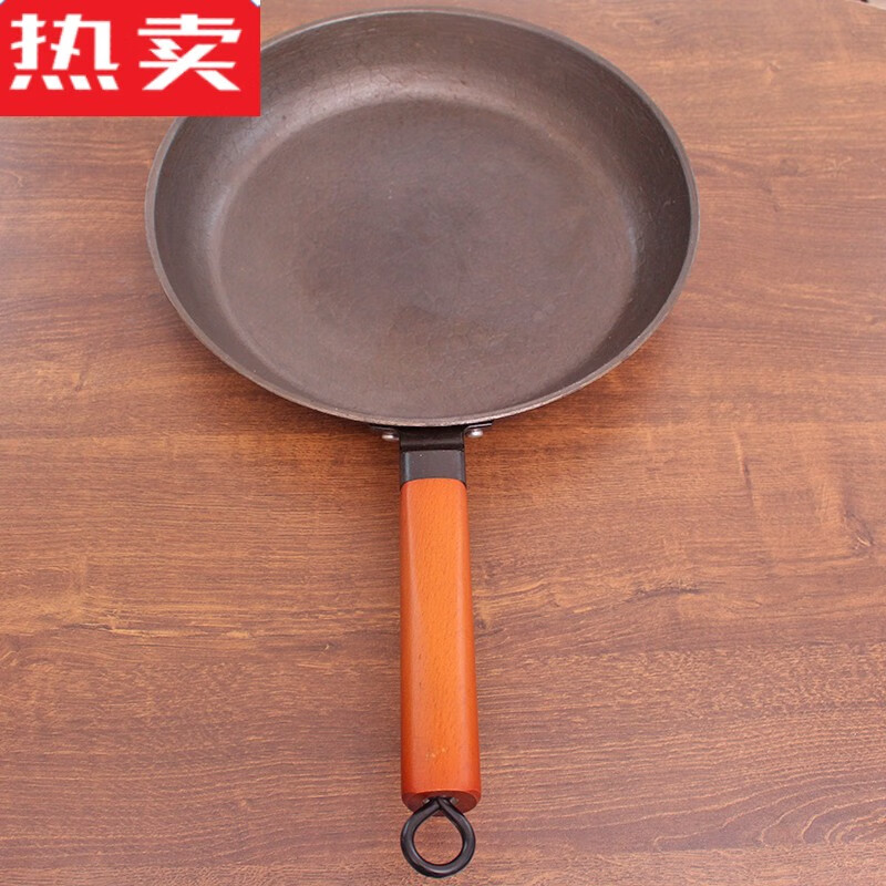 婕茵桐德国品质鏊子煎饼家用燃气烙饼鏊子摊饼生铁加厚老式做杂粮煎