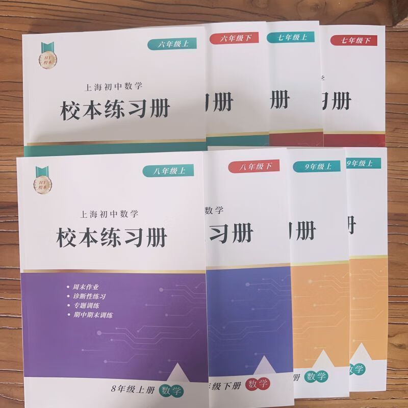 上海沪教华育初中数学校本练习册6789年级上下册周爽诊断专题试卷