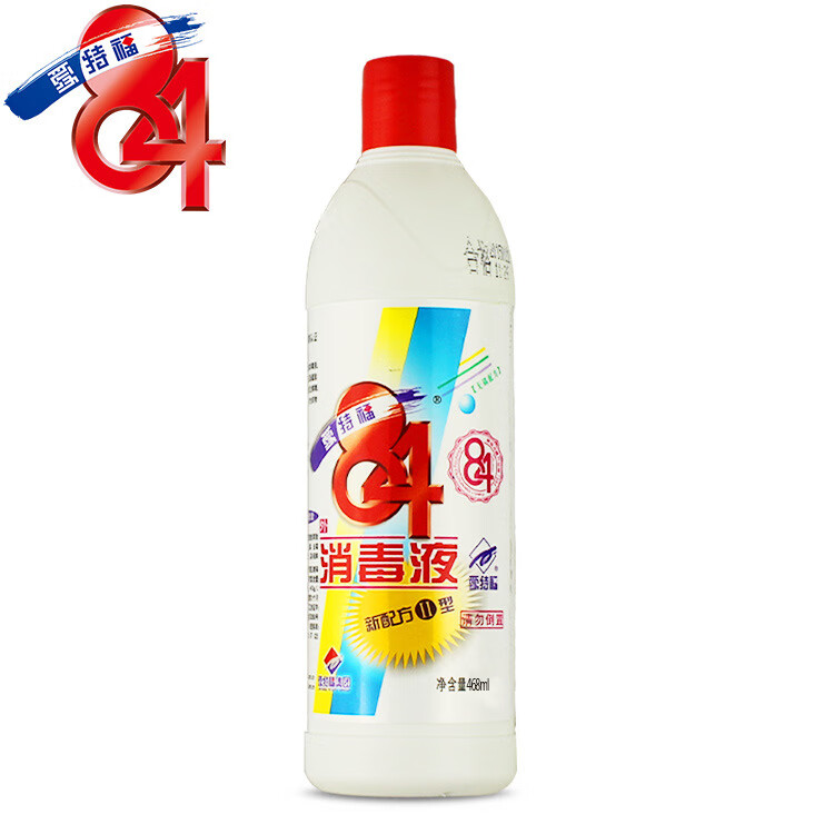 爱特福84消毒液468ml八四消毒液家用衣物漂白杀菌消毒水包 1瓶 468ml
