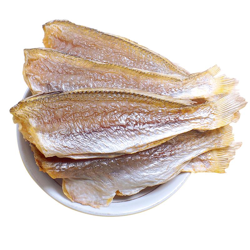 零拾令黄花鱼干500g自晒海鱼干咸鱼干小鱼干仔海鲜干货煎炸香酥黄鱼干 黄花鱼干500g