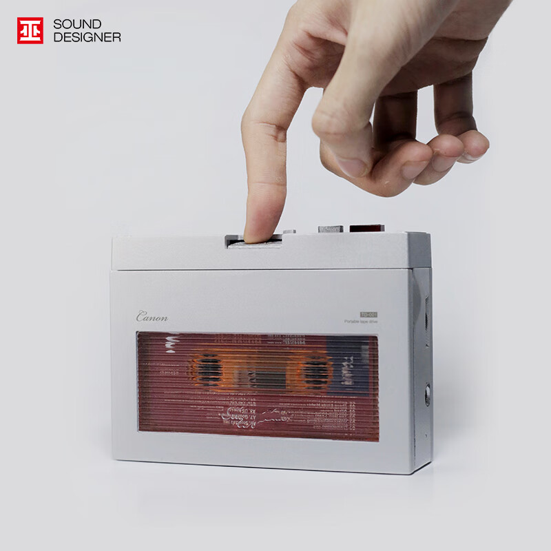 巫卡農磁帶機walkman 金屬老式懷舊復古卡帶機隨身聽(tīng) 高端磁帶機 銀色【預售中】