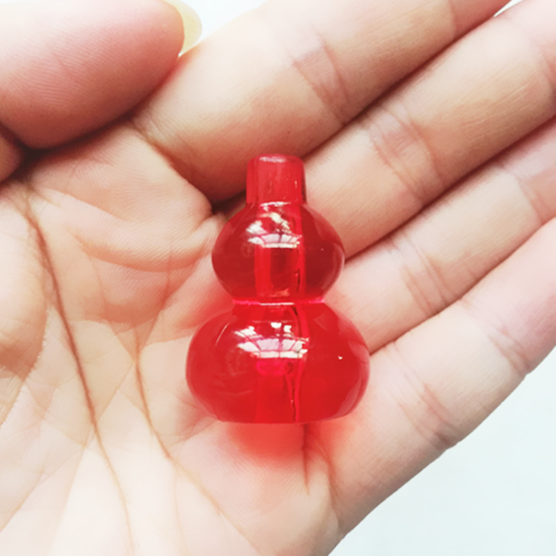 宝石亚克力彩色葫芦娃儿童过家家宝葫芦玩具幼儿奖励礼品 红色一个(3