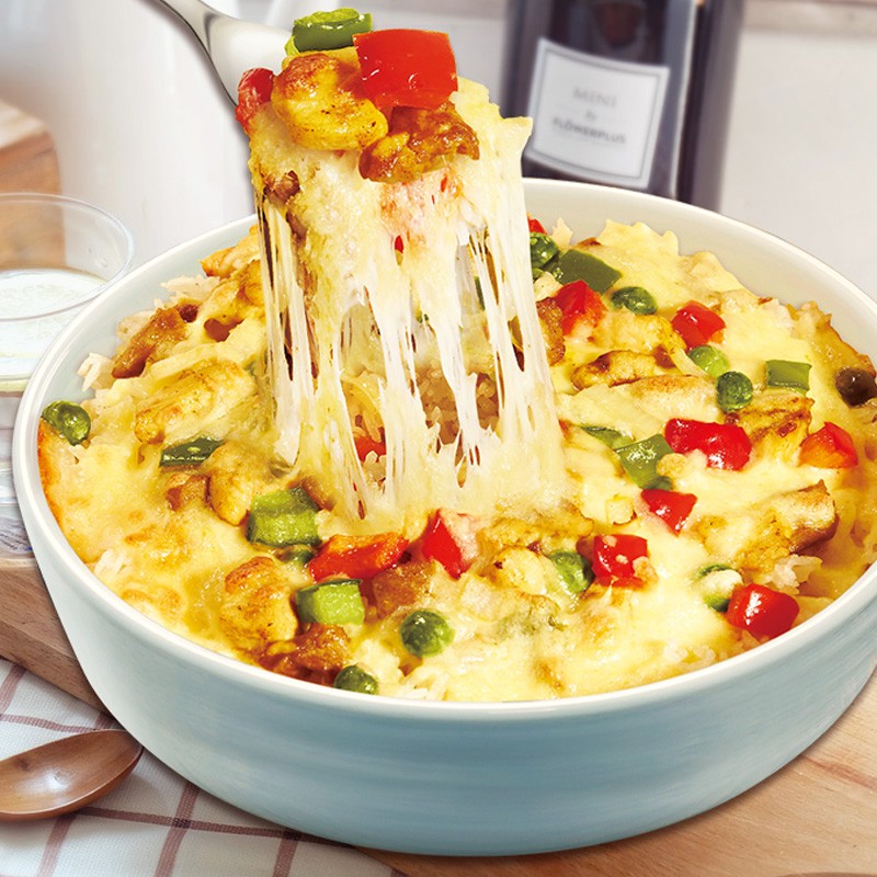 广州酒家利口福 芝士焗葡国鸡饭330g 芝士焗饭 方便菜 速冻半成品