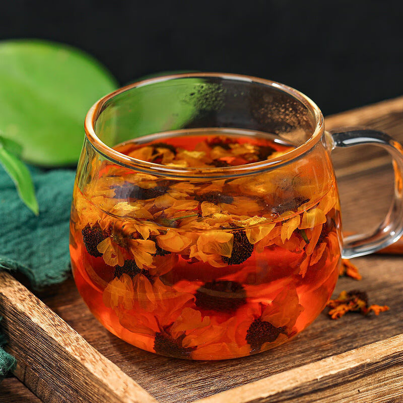 雪菊花茶昆仑雪菊花茶天山雪菊茶新疆昆仑雪菊茶新货血菊胎菊沁溪