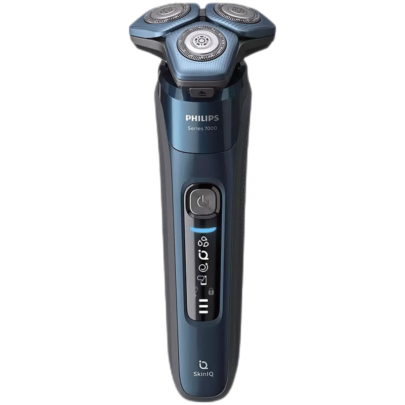 飞利浦电动剃须刀SkinIQ蜂巢智享7系蓝蜂巢肌能感应智能刮胡刀胡须刀剃胡刀情人节礼物520送男友送老公 【蜂巢7系pro升级款】S7832/40