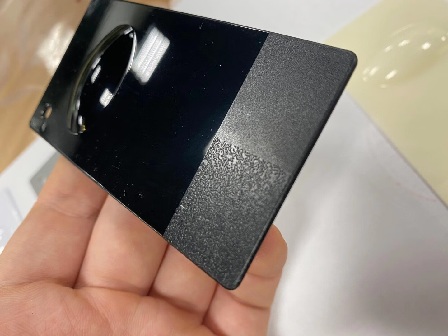 电镀abs塑胶板涂料油漆油墨测试基材塑料色板喷涂标准测试打样板 小号