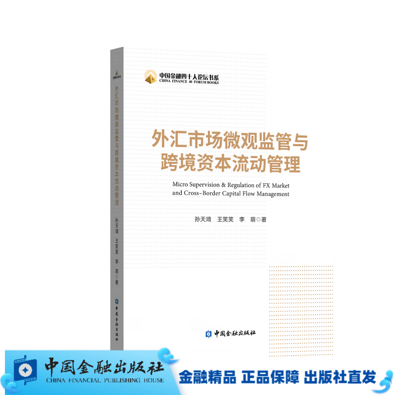 外汇市场微观监管与跨境资本流动管理/孙天琦等著