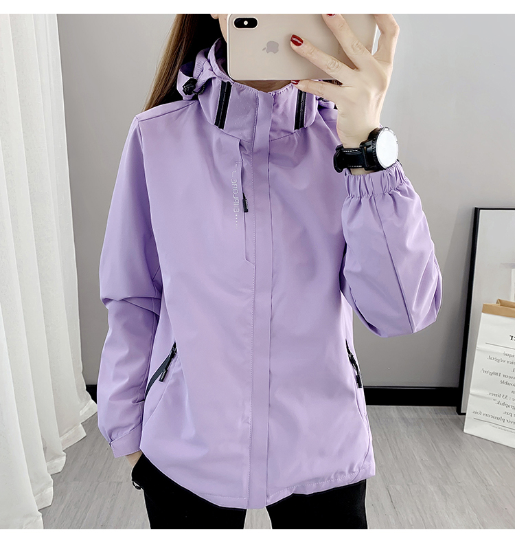 泰起防寒保暖户外冲锋衣三合一女两件套可拆卸登山服抓绒外套工作服 白色/女 M
