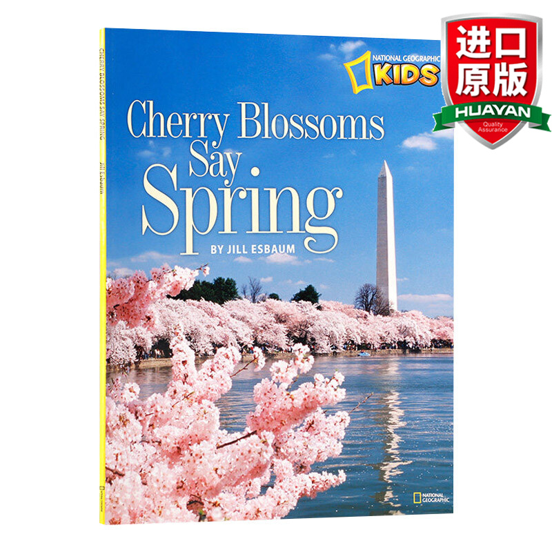 英文原版 国家地理儿童 描述四季系列 樱花开春天来 英文版 进口英语