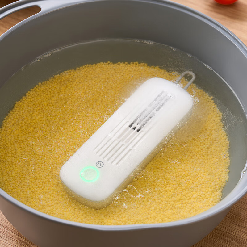 Ones Member 果蔬清洗机家用迷你洗菜机 洗水果蔬菜去农残果蔬净化机 无线充电GFC11 小米白 1号会员店