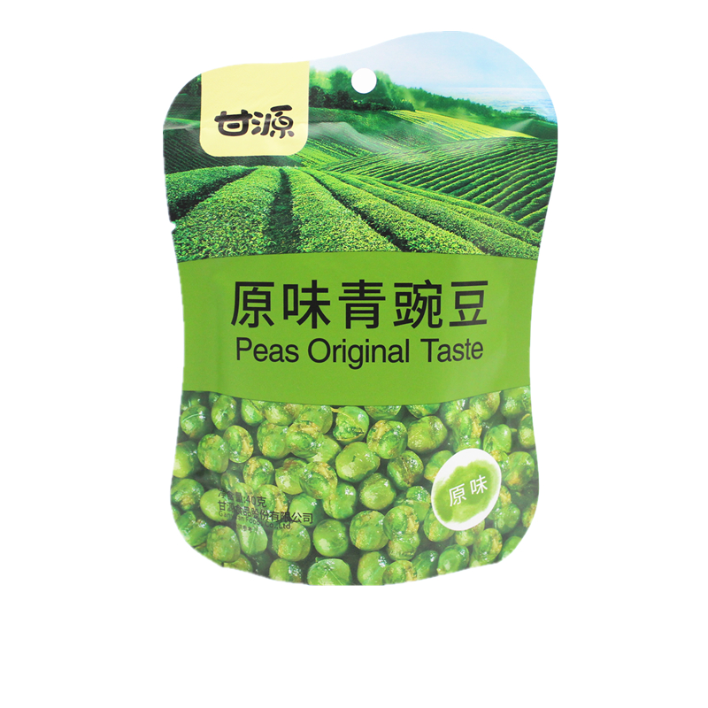 甘源青豌豆原味零食小包装青豆坚果炒货休闲特产酥脆独立包装 原味