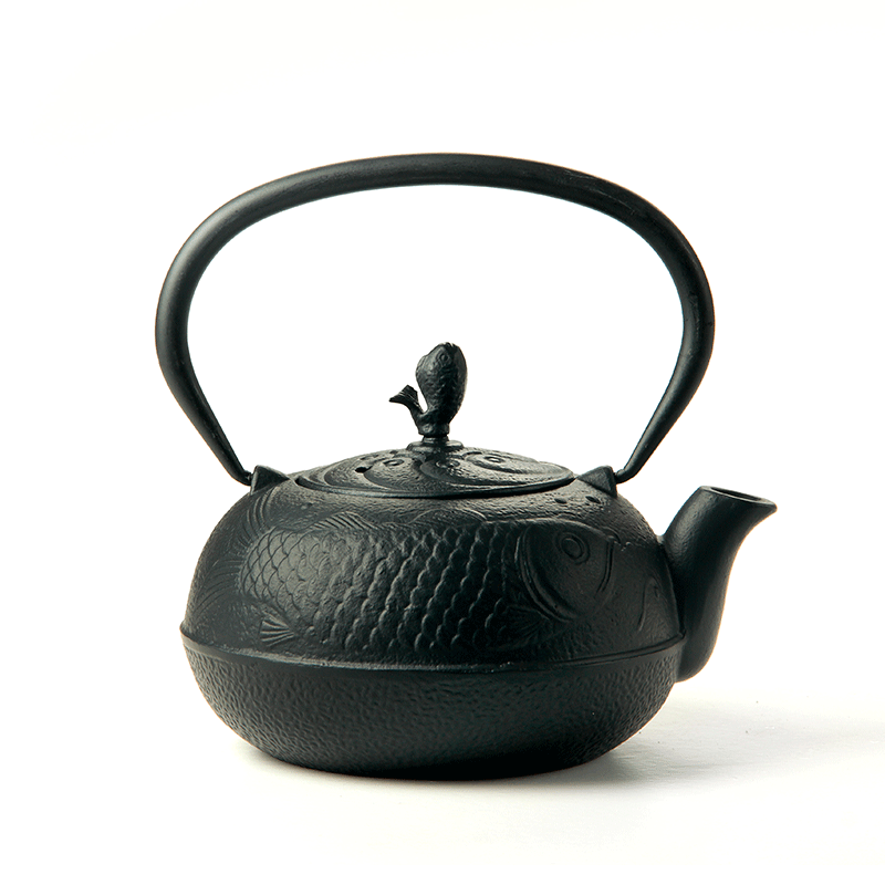 晋韵堂晋韵堂双鱼铁壶铸铁壶生铁壶煮茶壶煮水壶烧水壶