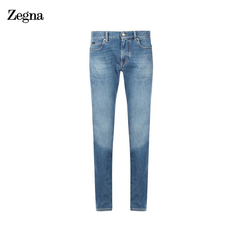 杰尼亚（Zegna） 2021春夏款  男士牛仔裤靛蓝色 VW773S-ZZ510-B04-34XL