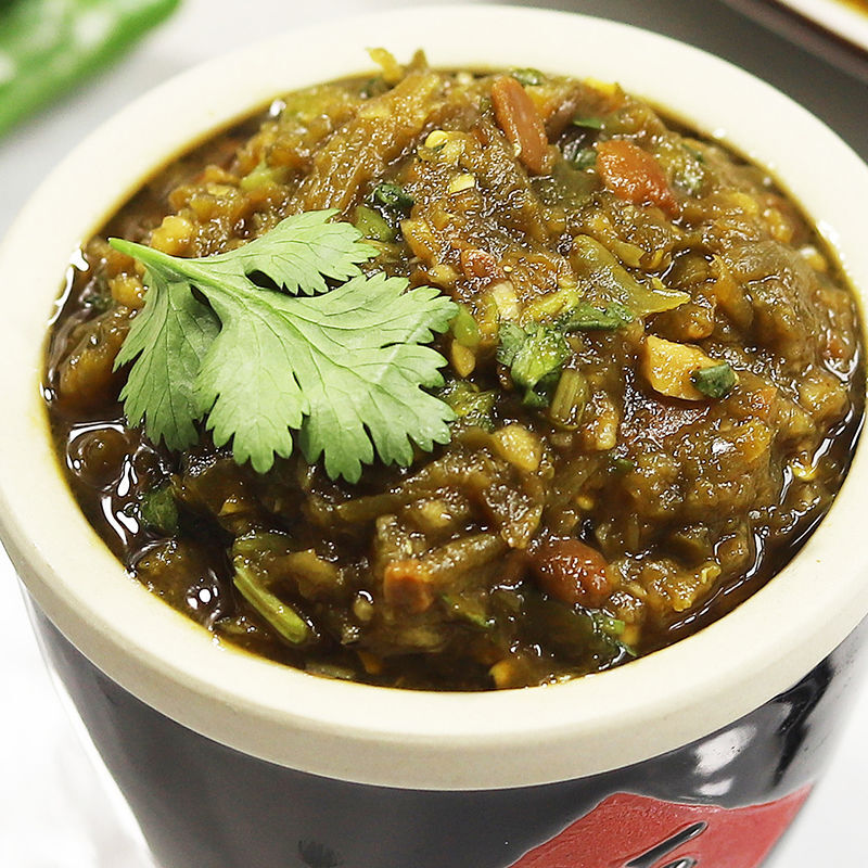 宜享健康东北辣椒抹咸菜辣椒酱农家妹子手工制作龙息下饭菜 500克/1袋