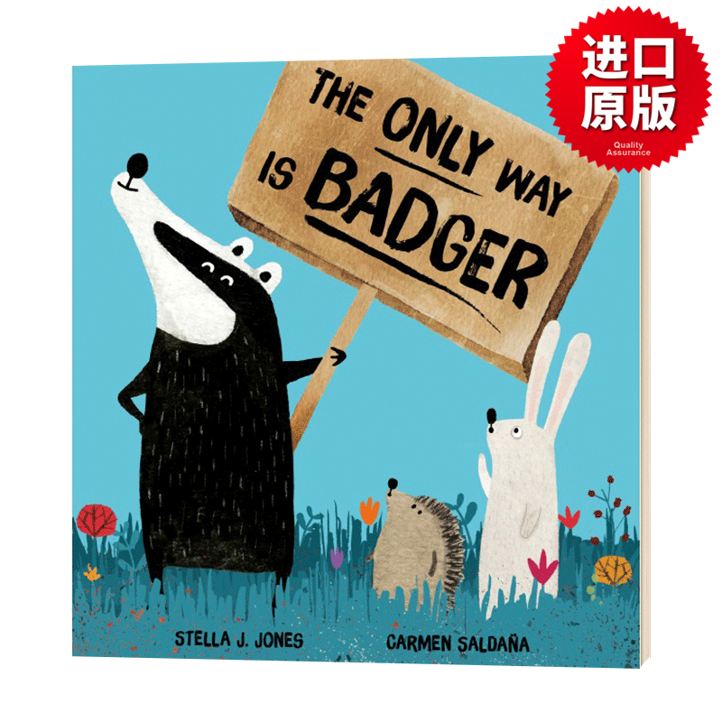 獾大师 The Only Way is Badger 英文原版绘本 学会共处 道歉 3-6岁儿童图画