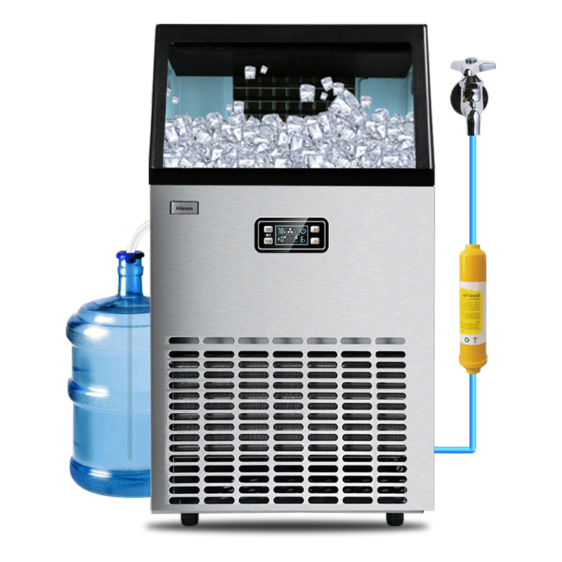 惠康(hicon)制冰机大型商用奶茶店hzb-55kg酒吧大容量小型家用冰块