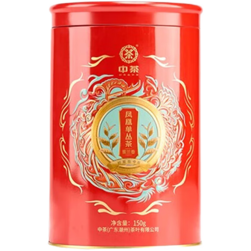 中茶牌茶葉 潮州烏龍茶 鳳凰單叢一級春茶單樅茶 2025年 GT3031蜜蘭香 150g*1罐
