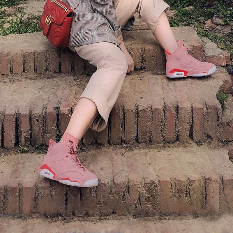 耐克(nike)bebe8耐克nike air jordan 6 x aleali may乔6 aj6联名休闲