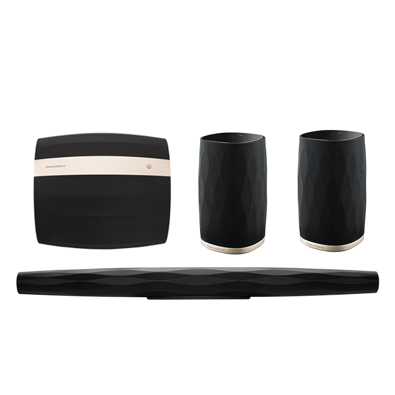 Bowers&Wilkins 宝华韦健 FORMATION BAR+BASS+FLEX 5.1声道回音壁音响套装 黑色