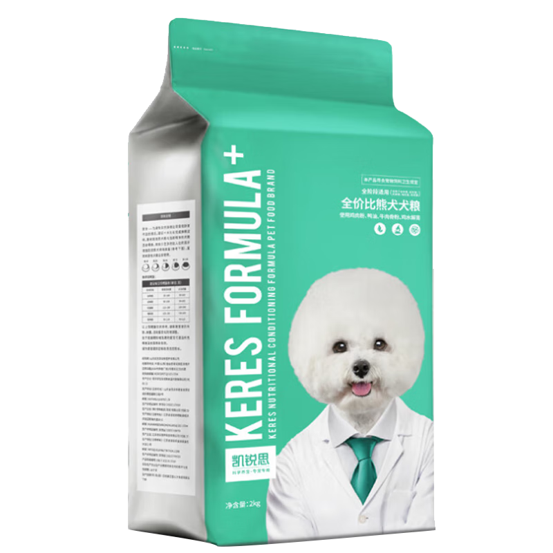 凱銳思【預售】比熊狗糧幼犬成犬專(zhuān)用比熊犬專(zhuān)用糧奶糕 10kg