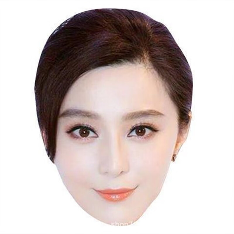 莫肖尔硅胶面罩人脸易容仿真人脸皮易容仿真人脸硅胶头套人脸女假脸