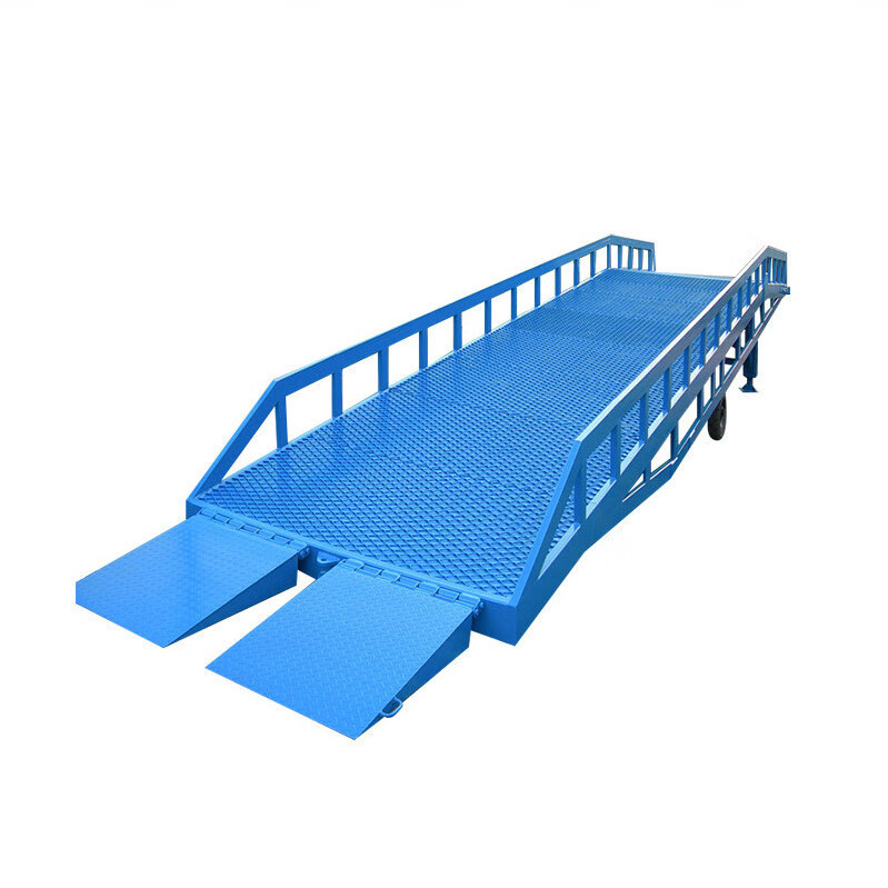 移动式登车桥叉车集装箱装卸货平台登高装车斜坡6 8 10吨搭车过桥 6吨