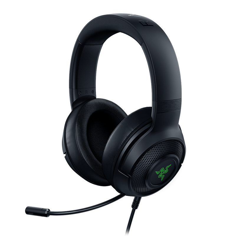 ���ߣ�Razer����������V3X������ 7.1������USBͷ��ʽ�羺�Լ�lol��Ϸ���� �����������ж� ��������V3X-������