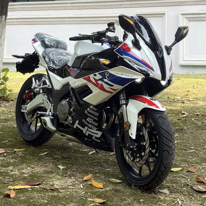 喜力摩托(hirlee)国四电喷魔影s450摩托车跑车重型防赛机车双缸水冷可