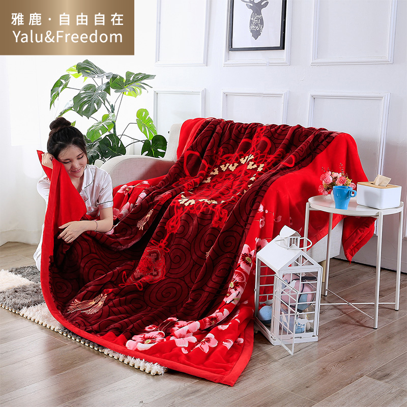 雅鹿·自由自在品牌毛毯:质量保证,价格稳定!