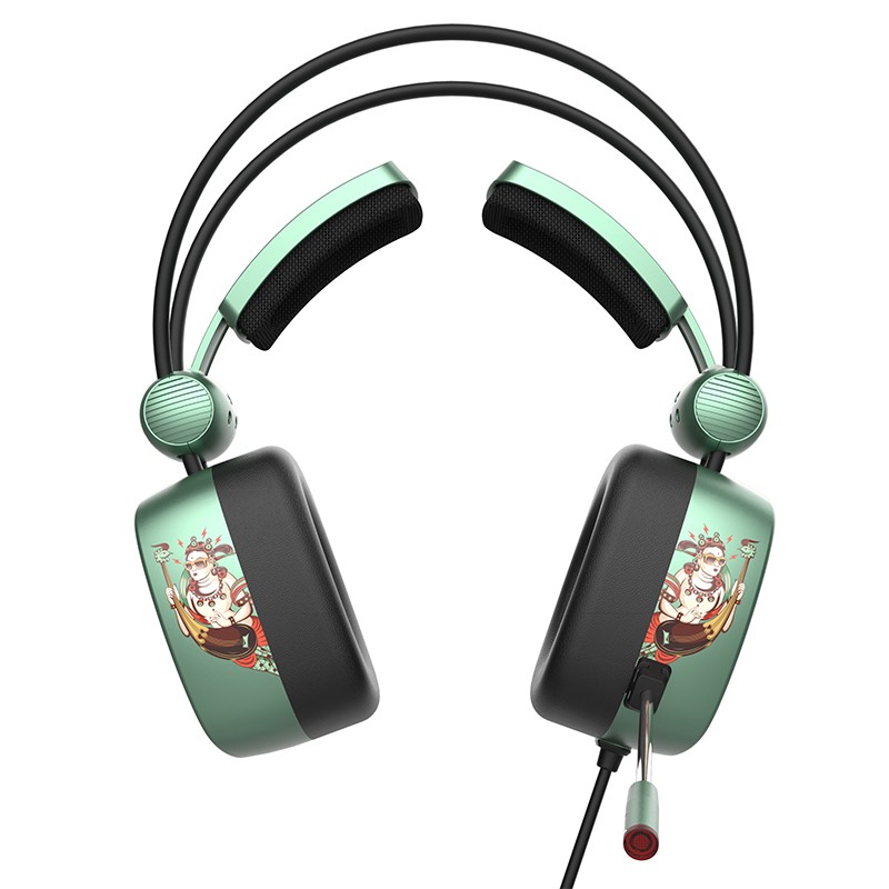 西伯利亚(XIBERIA) S21敦煌版飞天神女联名定制款游戏耳机  头戴式电脑耳机 7.1声道赛博朋克国潮吃鸡耳麦